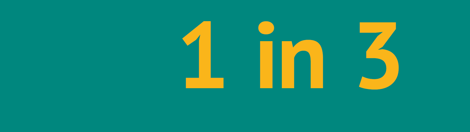 1 in 3