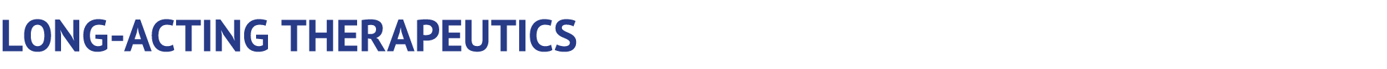 LONG ACTING THERAPEUTICS