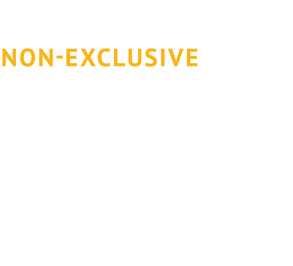 NON EXCLUSIVE to encourage generic competition