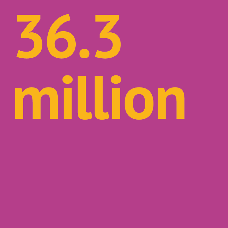 36.3 million