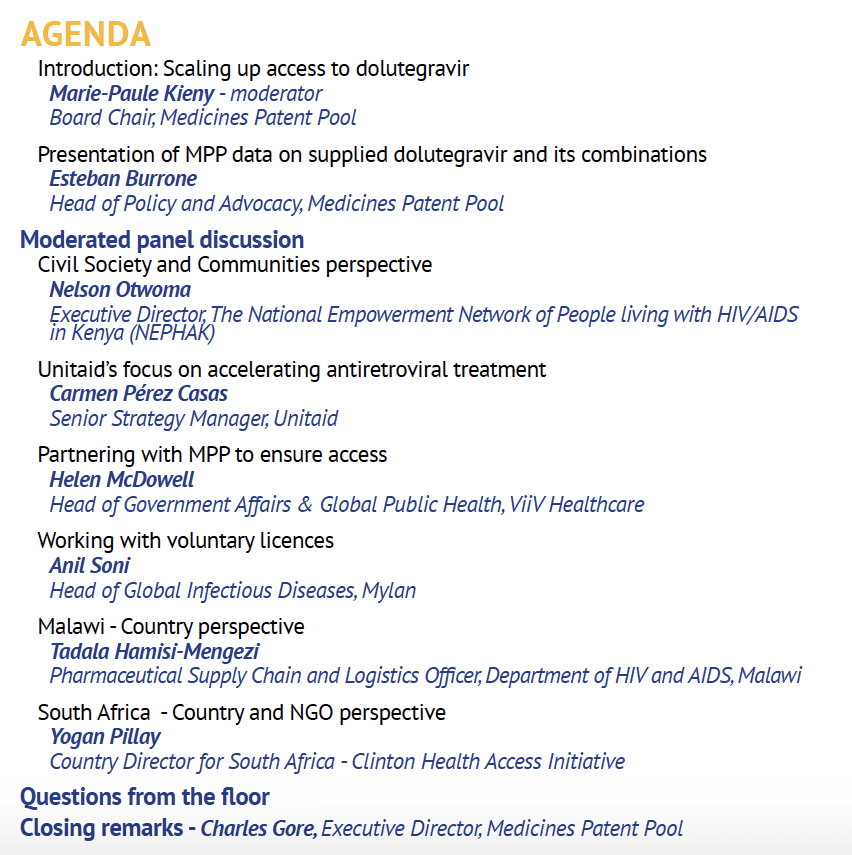 Virtual Roundtable On Scaling Up Access To Antiretroviral Therapy Mpp