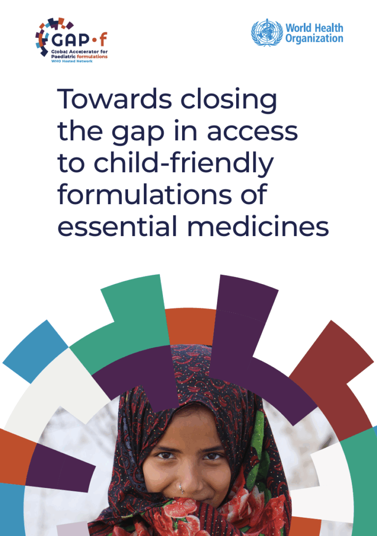 Towards closing the gap in access to child-friendly formulations of ...